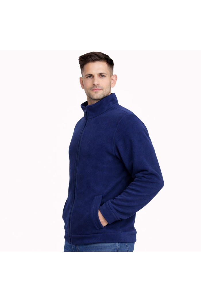 Fermuarlı Cepli Polar