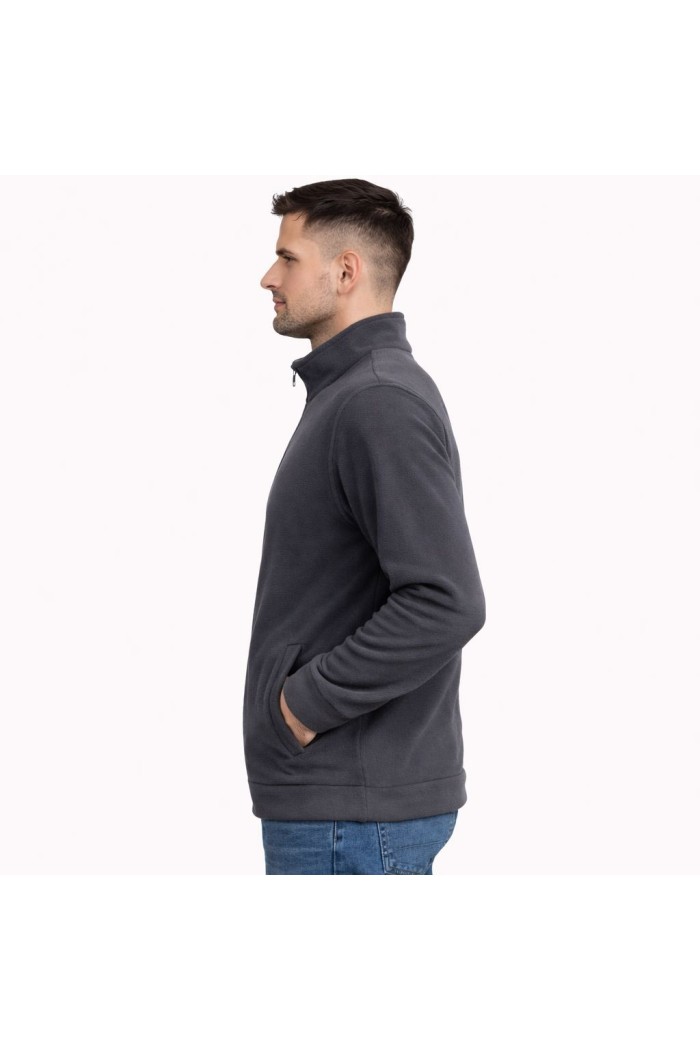 Fermuarlı Cepli Polar