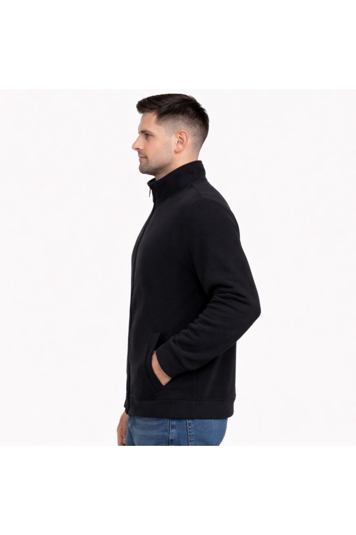 Fermuarlı Cepli Polar