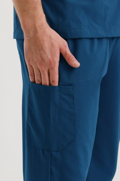 Erkek Hastane Kıyafeti Mavi