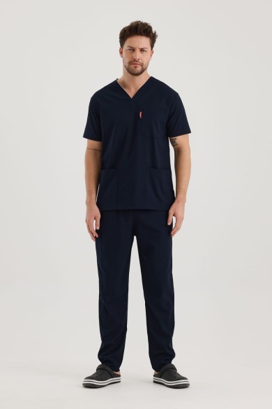 Erkek Hastane Kıyafeti Lacivert