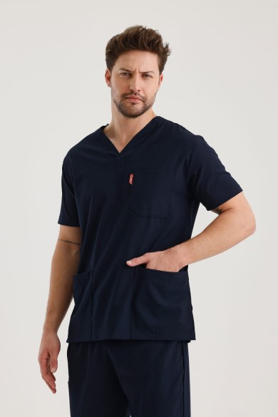 Erkek Hastane Kıyafeti Lacivert