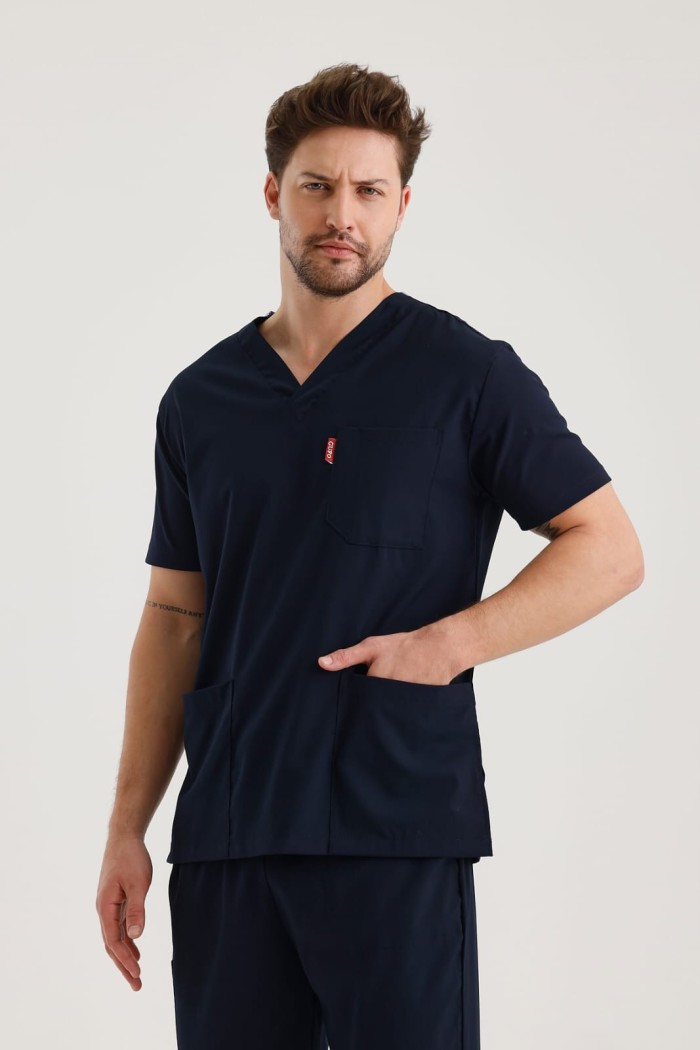 Erkek Hastane Kıyafeti Lacivert