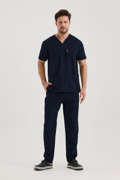 Erkek Hastane Kıyafeti Lacivert